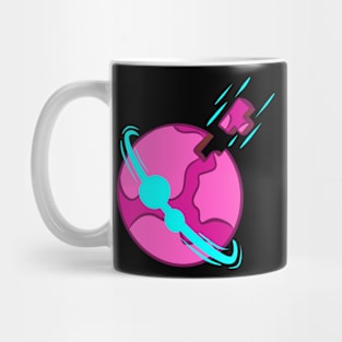 Pink Tetris World Mug